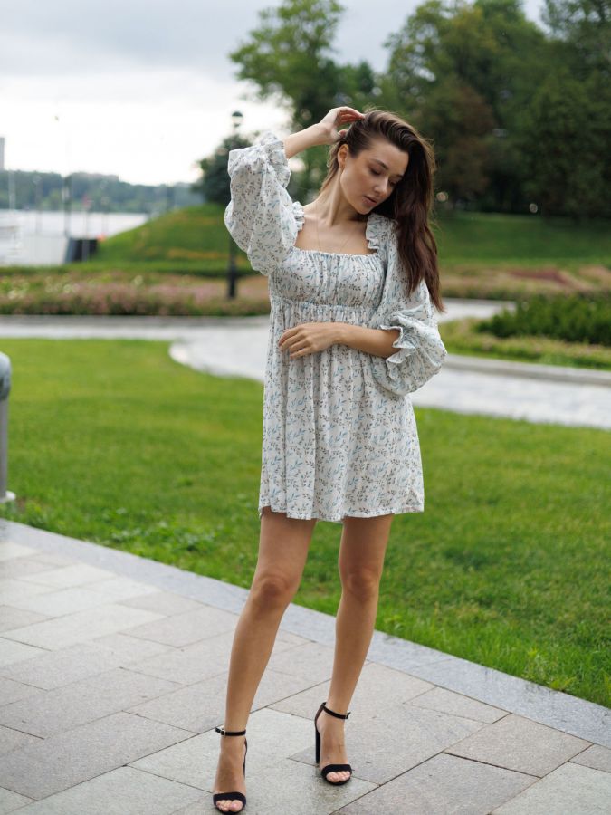 Платье Estate из бамбука короткое