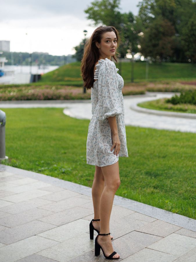 Платье Estate из бамбука короткое