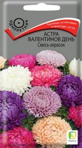 Астра (однолетняя) Валентинов день Смесь окрасок 0,2гр (ПОИСК)