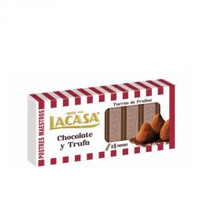 Трюфельная нуга с пралине Lacasa Trurron de Chocolate y Trufa 225 г - Испания