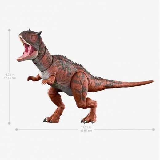 Фигурка динозавр Mattel Jurassic Park World Hammond Collection Carnotaurus Корнотавр-HTK44