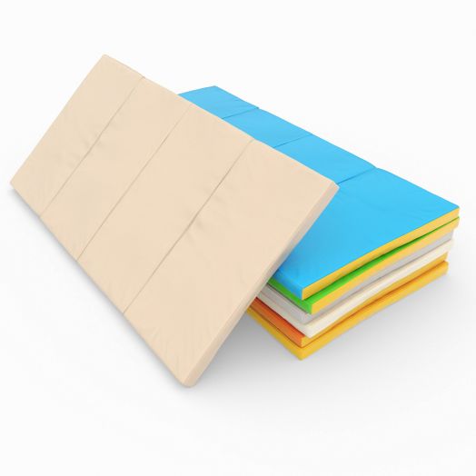 Мат (мягкий щит)  2000*1000*60, в 4 сложения (оранжевый/желтый)