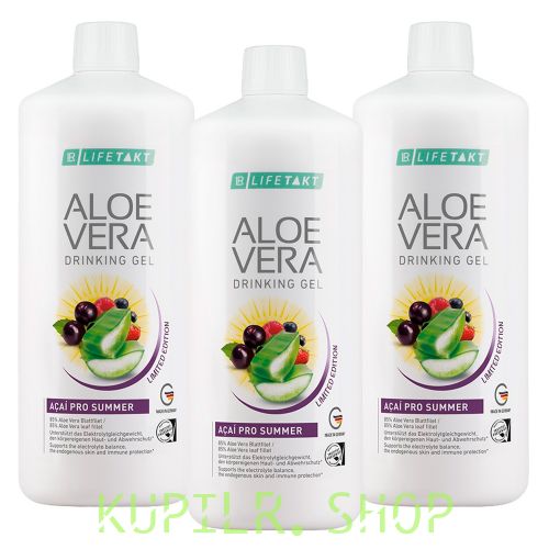 Набор «Антиэйдж» с Алоэ Вера Питьевым Гелем Асаи (Красная формула)