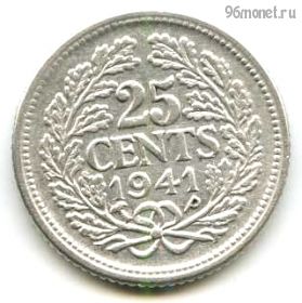 Кюрасао 25 центов 1941 P