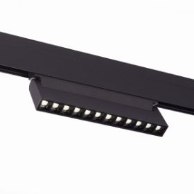 Светильник Магнитный Трековый ST-Luce ST364.446.12 Черный LED 1*12W 4000K 1 009Lm Ra>90 36° IP20 L219xW22xH108 48V / СТ Люче.