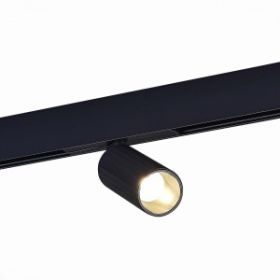 Светильник Магнитный Трековый ST-Luce ST807.446.12 Черный LED 1*12W 4000K 700Lm Ra>90 IP20 D50xH173 48VV / СТ Люче.