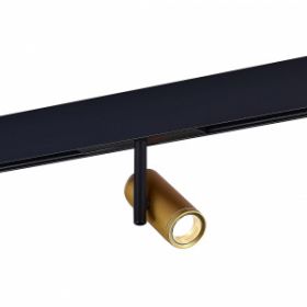 Светильник Магнитный Трековый ST-Luce ST808.246.08 Золотистый LED 1*8W 4000K 650Lm Ra>90 36° IP20 D42xH135 48VV / СТ Люче.