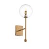 Светильник Настенный ST-Luce SL1205.301.01 Латунь/Прозрачный G9 1*5W / СТ Люче.