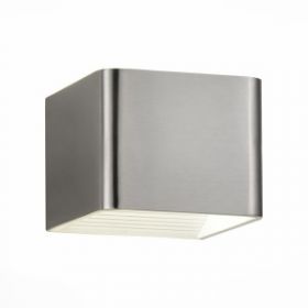 Светильник Настенный ST-Luce SL592.071.01 Матовый Никель,Белый/Матовый Никель,Белый LED 1*6W 4000K / СТ Люче.