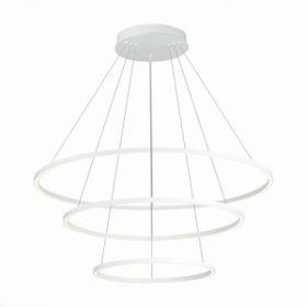 Светильник Подвесной SMART ST-Luce ST605.503.114 Белый/Белый LED 1*114W 2800-6500K / СТ Люче.
