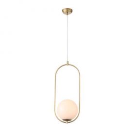 Светильник Подвесной ST-Luce SL1118.203.01 Золотистый/Белый E27 1*40W / СТ Люче.