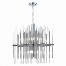 Люстра Подвесная ST-Luce SL1628.103.08 Хром/Прозрачный, Хром E14 8*40W / СТ Люче.