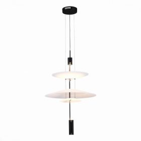 Люстра Подвесная ST-Luce SL6101.413.01 Черный/Белый LED 1*15W 3000K / СТ Люче.