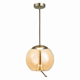 Люстра Подвесная ST-Luce SL6108.313.01 Бронза/Янтарный LED 1*10W 3000K / СТ Люче.
