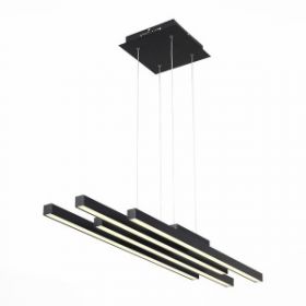 Люстра Подвесная ST-Luce SL933.403.04 Черный/Белый,Черный LED 1*38W 3000K/4000K/6000K / СТ Люче.