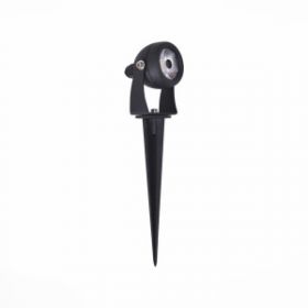 Светильник Уличный Наземный ST-Luce SL098.405.01 Черный/Прозрачный LED 1*5W 4000K / СТ Люче.