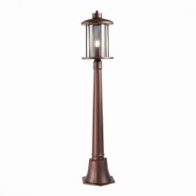 Светильник Уличный Наземный ST-Luce SL080.415.01 Темный Кофе/Прозрачный, Темный Кофе E27 1*60W / СТ Люче.