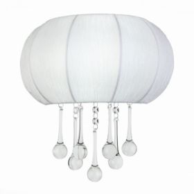 Бра ST-Luce SL350.051.02 Хром/Белый, Прозрачный E14 2*40W / СТ Люче.
