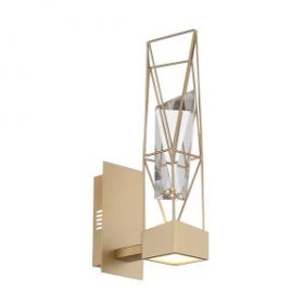Бра ST-Luce SL815.201.01 Матовое Золото/Матовое Золото, Прозрачный LED 1*6W 4000K / СТ Люче.
