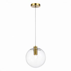 Подвес ST-Luce SL1056.213.01 Золотой/Прозрачный E27 1*60W / СТ Люче.