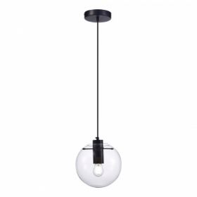 Подвес ST-Luce SL1056.403.01 Черный/Прозрачный E27 1*60W / СТ Люче.