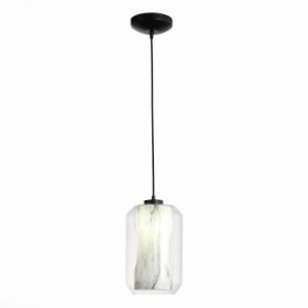 Подвес ST-Luce SL1169.103.01 Черный/Прозрачный, Белый E27 1*40W / СТ Люче.
