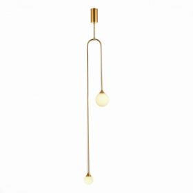 Подвес ST-Luce SL1187.203.02 Золотистый/Белый G9 2*5W 4000K / СТ Люче.