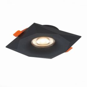 Светильник Встраиваемый ST-Luce ST203.408.01 Черный GU10 1*50W L95xW95xH25 220V Без Ламп / СТ Люче.