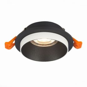 Светильник Встраиваемый ST-Luce ST206.408.01 Черный GU10 1*50W D92xH38 220V Без Ламп / СТ Люче.