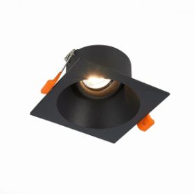 Светильник Встраиваемый ST-Luce ST207.418.01 Черный GU10 1*50W L103xW103xH52 220V Без Ламп / СТ Люче.
