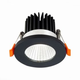 Светильник Встраиваемый ST-Luce ST704.438.10 Черный LED 1*10W 3000K 900Lm Ra>90 38° IP20 D80xH60 170-240V / СТ Люче.