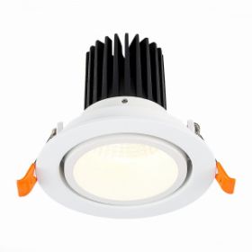 Светильник Встраиваемый ST-Luce ST705.538.10 Белый LED 1*10W 3000K 750Lm Ra>90 38° IP20 D102xH85 170-240V / СТ Люче.