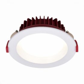 Светильник Встраиваемый ST-Luce ST752.538.12 Белый LED 1*12W 3000K 960Lm Ra80 100° IP44 D115xH47 100-240VV / СТ Люче.