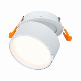 Светильник Встраиваемый Поворотный ST-Luce ST651.538.09 Белый LED 1*9W 3000K 720Lm Ra>90 120° IP20 D85xH68 170-240VV / СТ Люче.