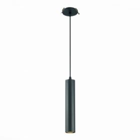 Светильник Встраиваемый Подвесной ST-Luce ST151.408.01 Черный GU10 1*50W IP20 D54xH290 220V Без Ламп / СТ Люче.