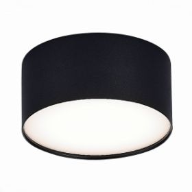 Светильник Потолочный ST-Luce ST606.442.12 Черный LED 1*12W 4000K 1 080Lm Ra>85 120° IP20 D120xH55 185-265V / СТ Люче.