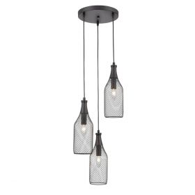 Светильник Подвесной Vele Luce Maestro VL6512P03 Черный, Металл / Веле Луче.