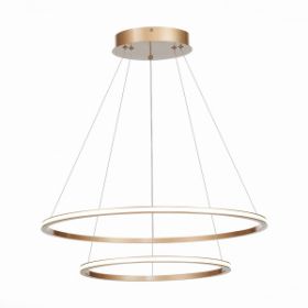 Светильник Подвесной ST-Luce ST604.243.56 Золотистый/Белый LED 1*56W 4000K / СТ Люче.