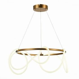 Светильник Подвесной ST-Luce SL6102.303.55 Латунь/Белый LED 1*35W 4000K / СТ Люче.