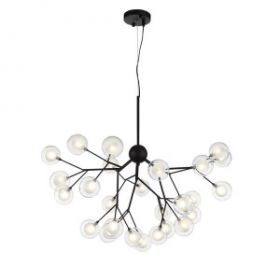 Светильник Подвесной ST-Luce SL376.403.27 Черный/Прозрачный, Белый G4 LED 27*2W / СТ Люче.