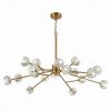 Светильник Подвесной ST-Luce SL1166.303.18 Латунь/Прозрачный G9 LED 18*5W / СТ Люче.