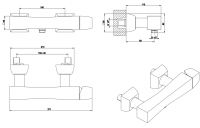 Gessi Mimi смеситель для душа 31131 схема 3