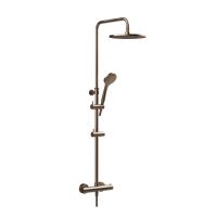 Душевая колонна с круглым тропическим душем Gessi Minimalistic Shower 3517 схема 16