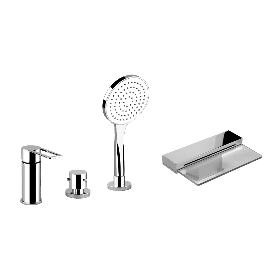 Изображение Смеситель для ванны и душа Gessi Trasparenze 34245