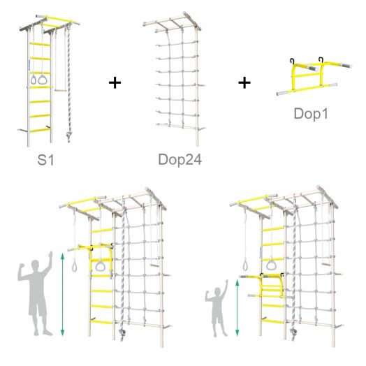Комплект №10 со шведской стенкой