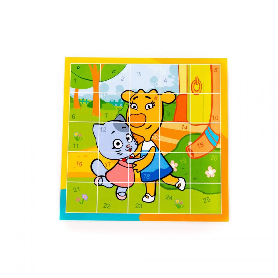 Набор игровой настольный "Оранжевая корова №1" (25 элементов) (в пакете)