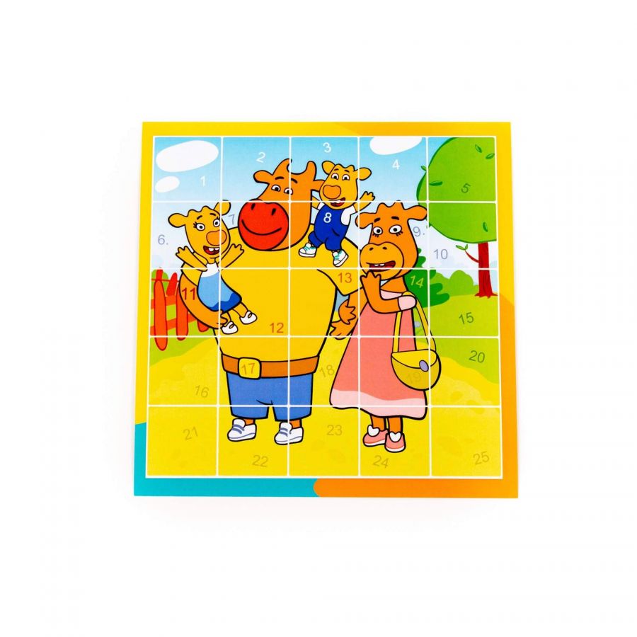 Набор игровой настольный "Оранжевая корова №2" (25 элементов) (в пакете)