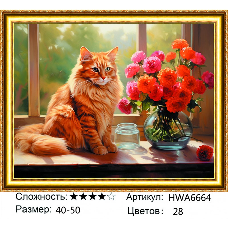 Алмазная мозаика на подрамнике HWA6664