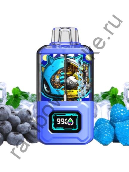 Crazyace B15000 - Blueberry Raspberry Ice (Черника Малина Лед)