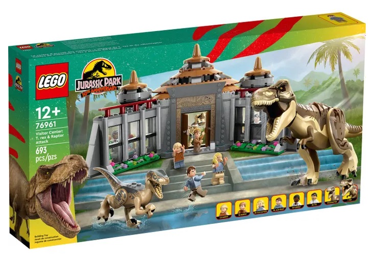 Конструктор Lego ® Jurassic World™ 76961 Центр для посетителей: Т-рекс против Раптора